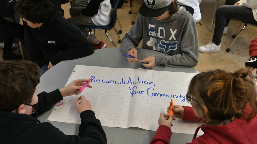 Comox Valley School District students work on reconciliation