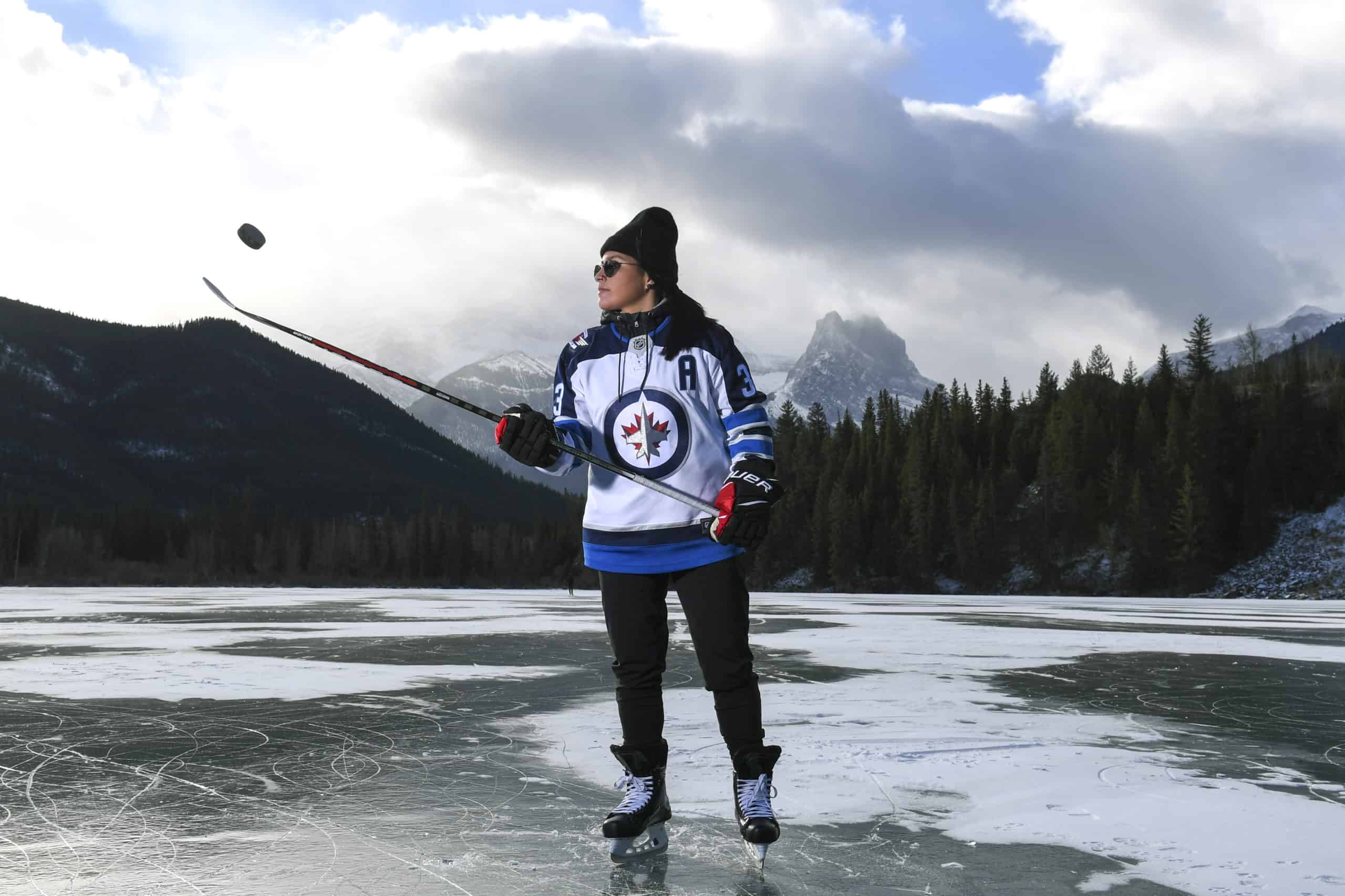 How ‘rez ball skills’ and family love took this Olympic athlete to the top