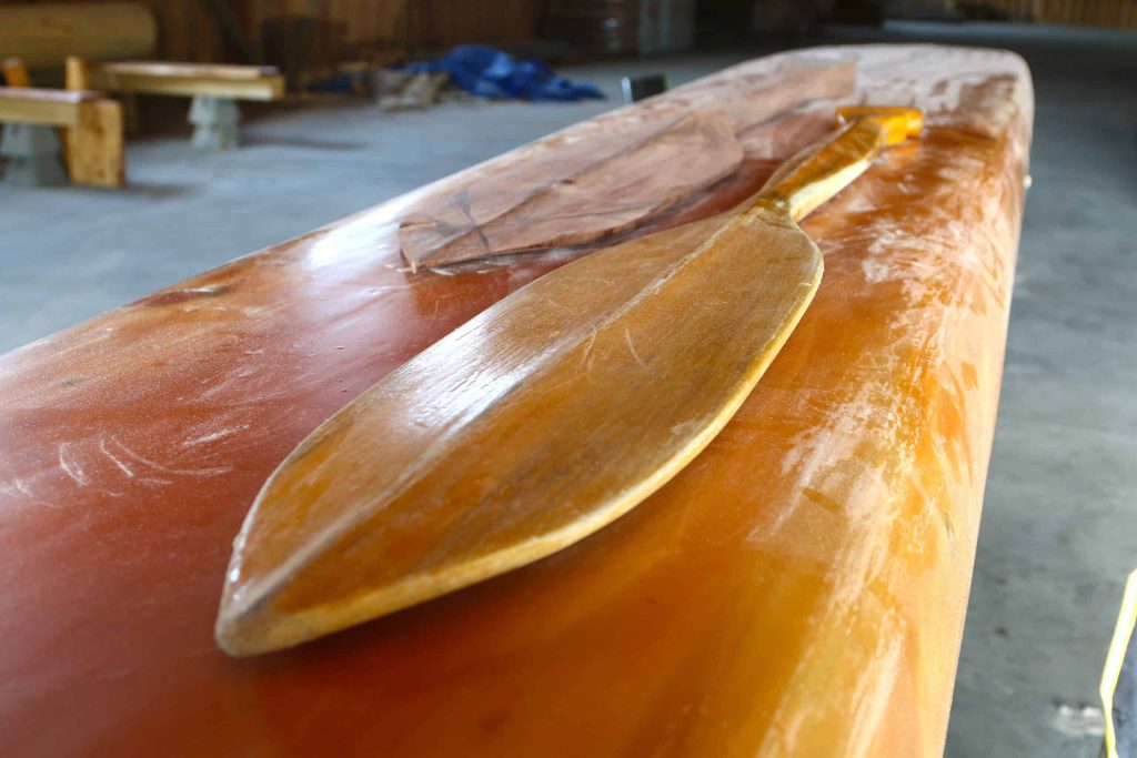 Canoe journey upholds syilx Peoples' ancestral and territorial rights to cross the constructed Canada-U.S. border without interference.