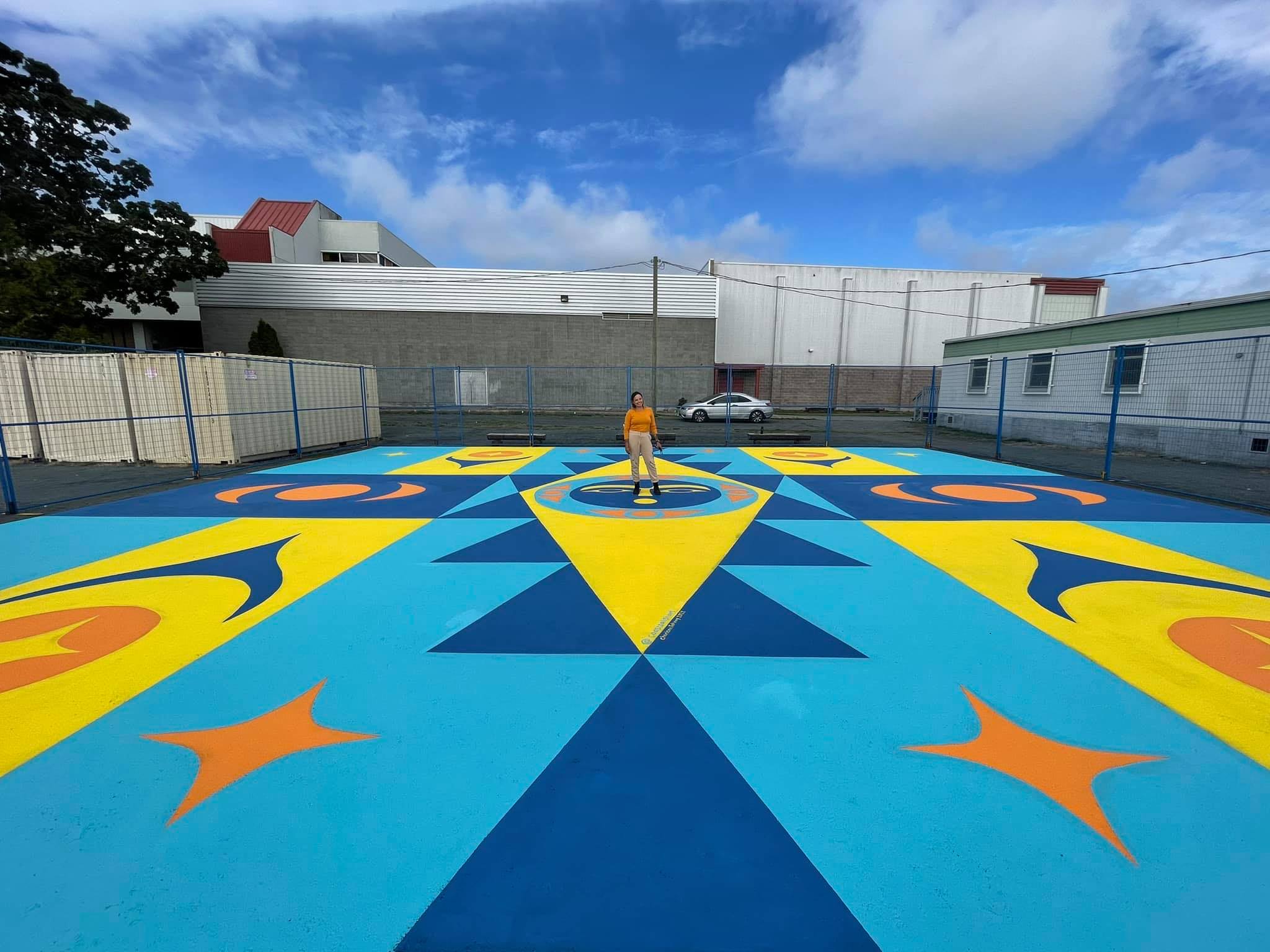 Quw’utsun artist invites Indigenous youth to make murals