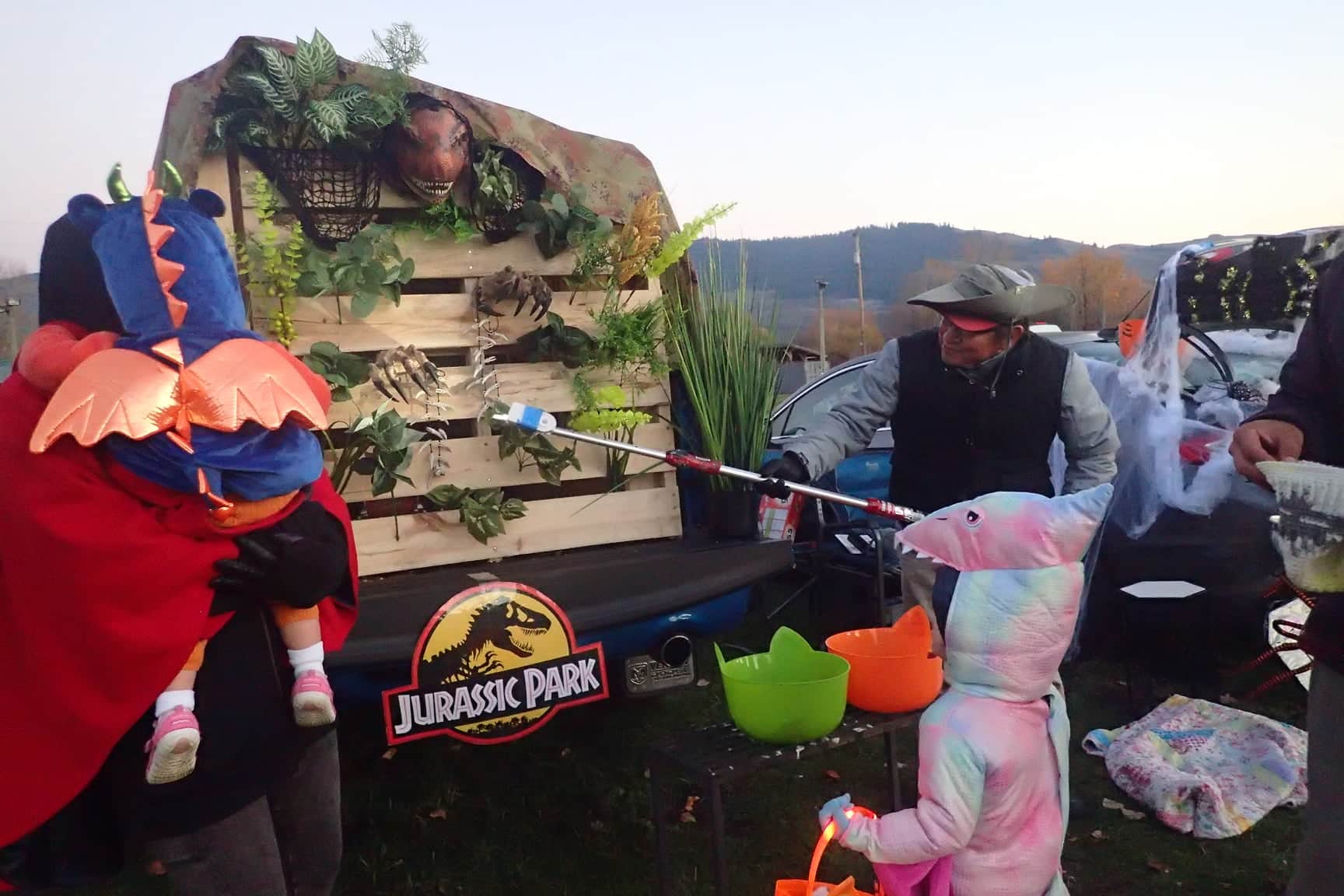 After a hard year, members from the Okanagan Indian Band had a Halloween to remember
