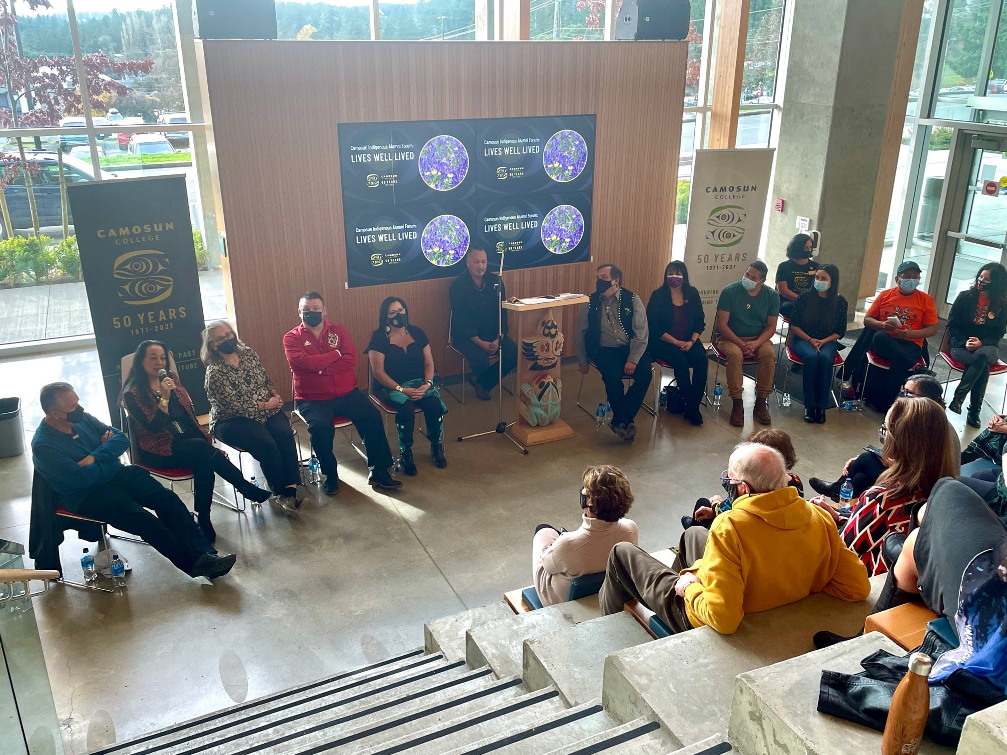 Indigenous grads share stories at Camosun College’s 50th anniversary event