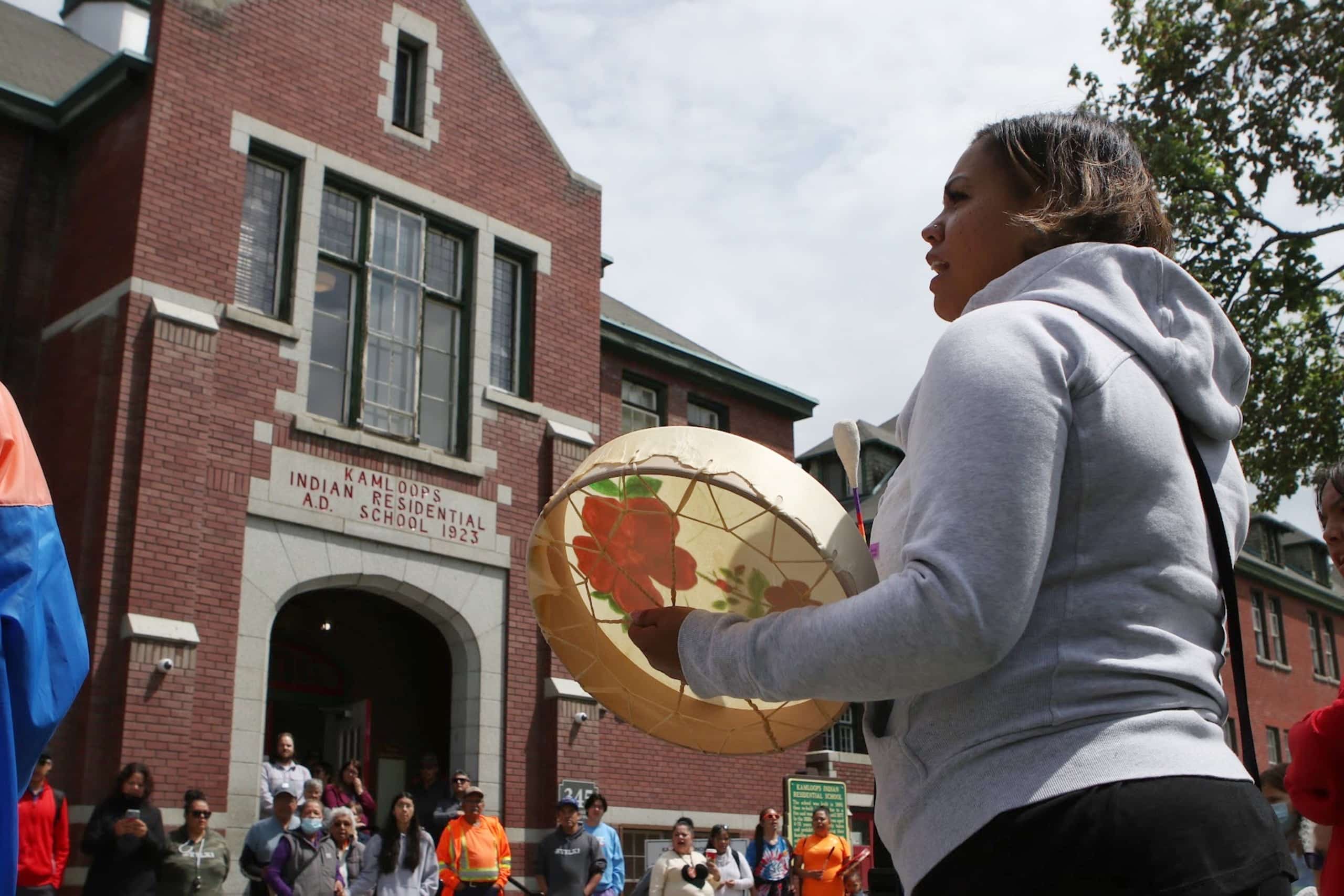 Annual Spirit of syilx Youth Unity Run begins with honouring of residential ‘school’ survivors