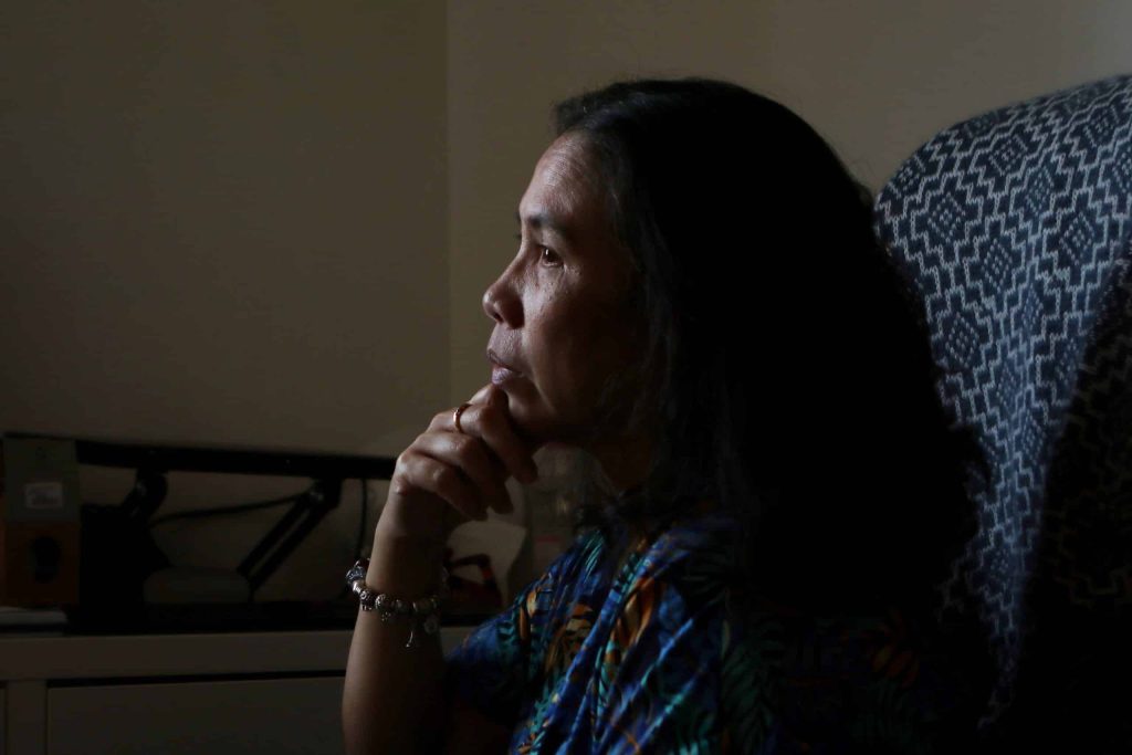 Helen Deleon Hemens, pictured at home in “Ottawa” on Sept. 10. Photo by Aaron Hemens