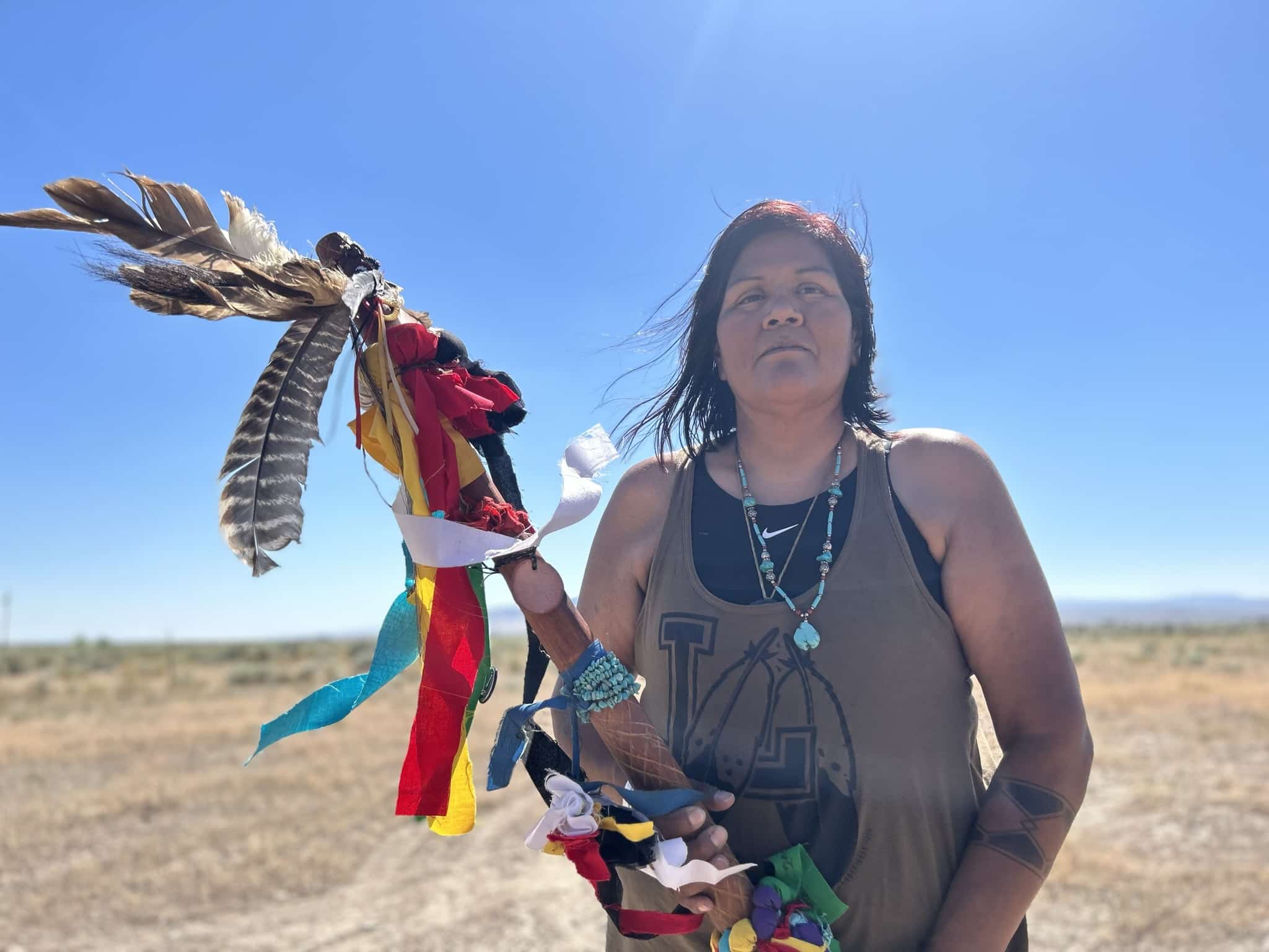 In Nevada, Indigenous land protectors face off with a Canadian mining company