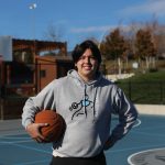 sk’ik’aycin Peter Waardenburg Jr., an 18-year-old syilx Youth from the Lower Similkameen Indian Band, pictured at Westbank First Nation’s (WFN) basketball court on Nov. 3. Photo by Aaron Hemens