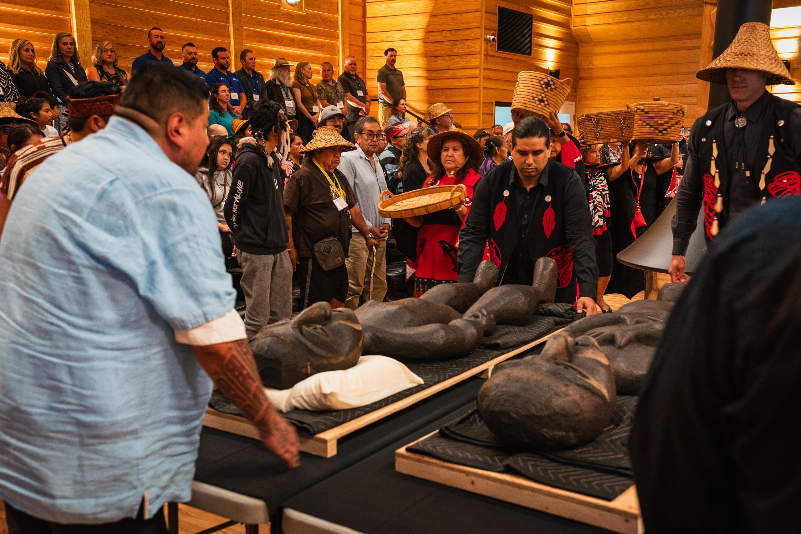 ‘Truly amazing and really emotional’: Historic mortuary poles returned to Tla’amin Nation after decades-long search